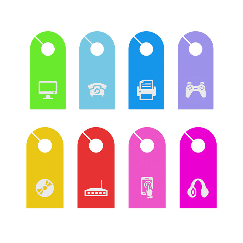 Étiquette de câble suspendu