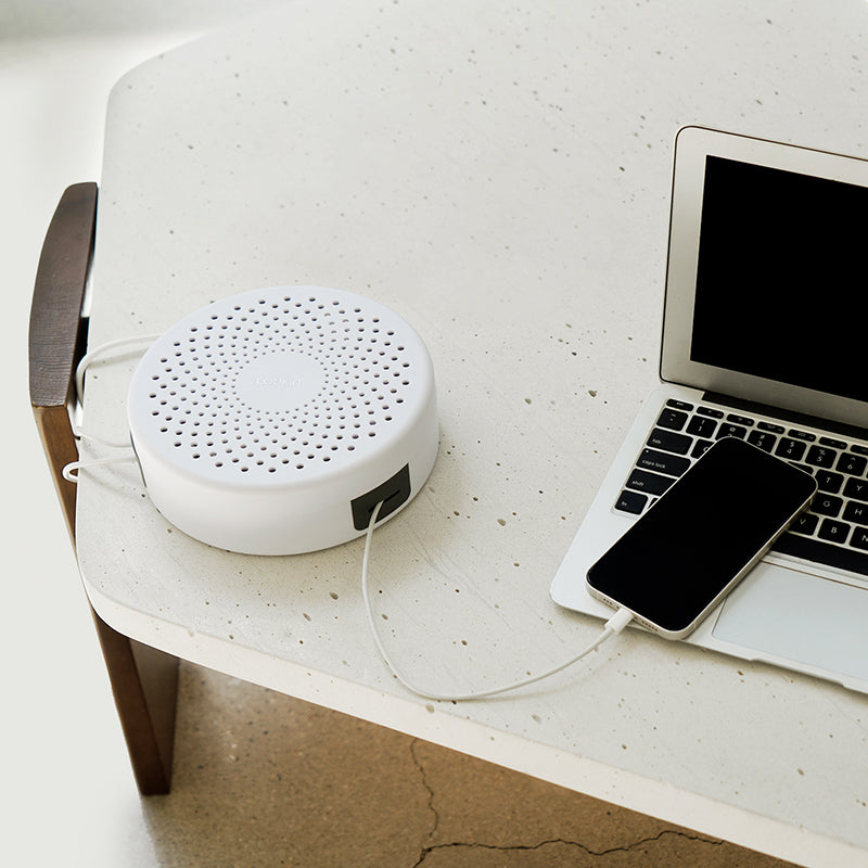 Boîte de rangement de câbles ronde