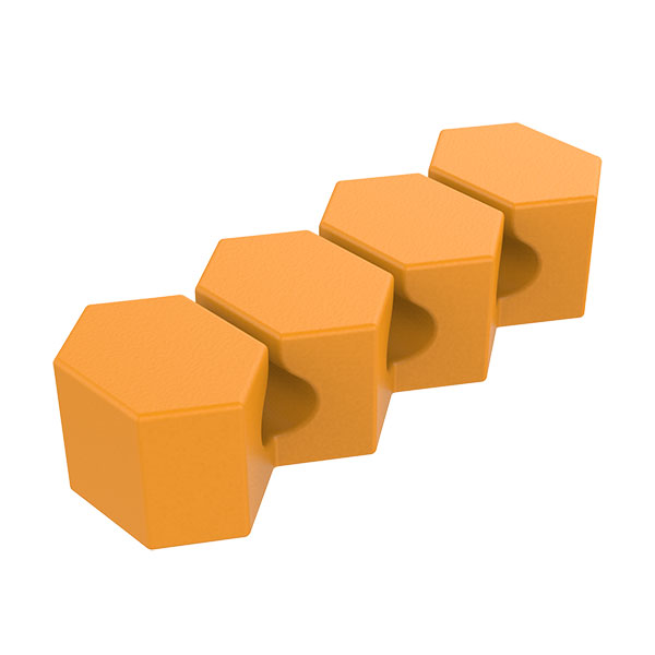 Triple Channel Cable Clip