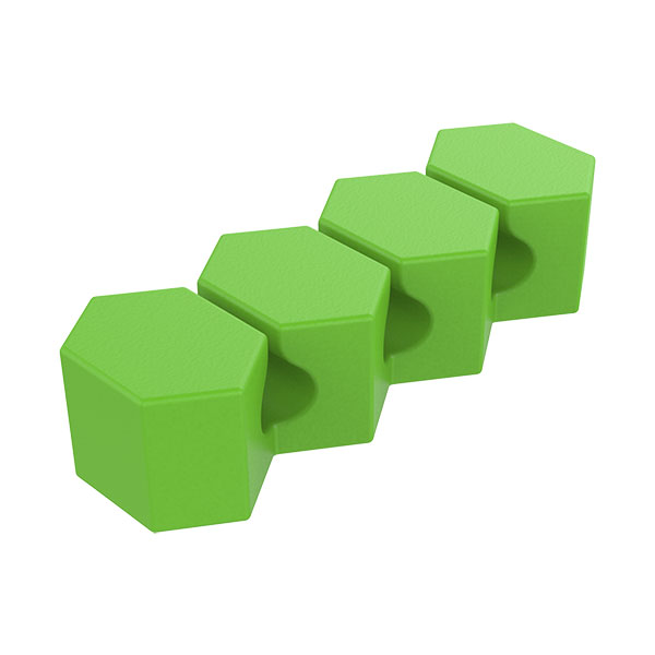 Triple Channel Cable Clip