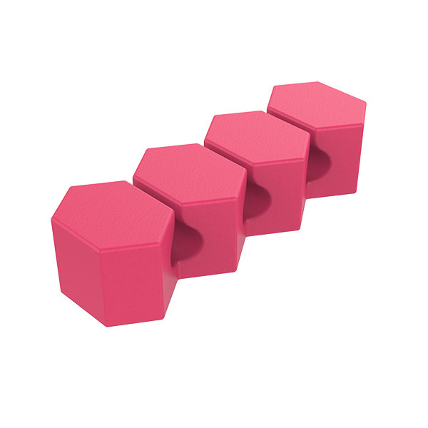 Triple Channel Cable Clip