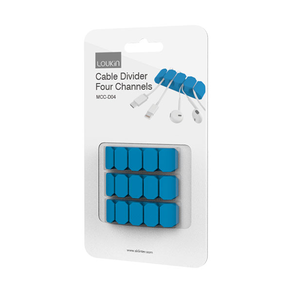 Quad Channel Cable Clip