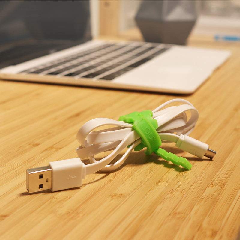 Attache-câble réutilisable en silicone