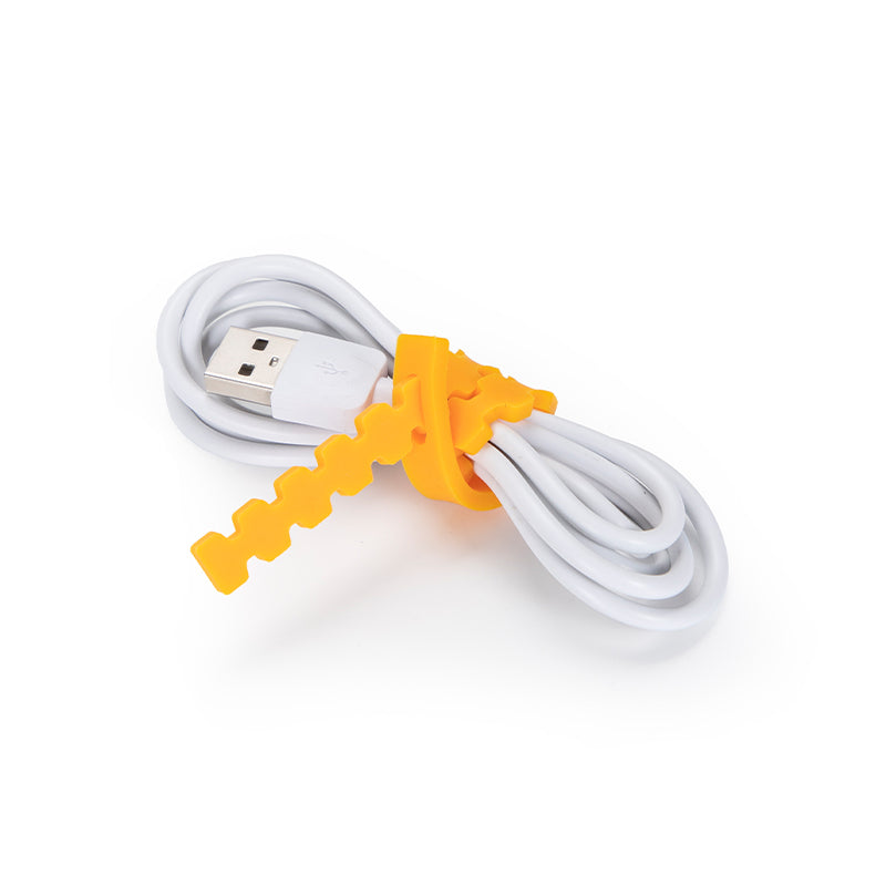 Attache-câble réutilisable en silicone